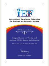 South Delhi Clinic - IEF Certificate (April 2014- March 2017)