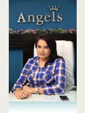 Angels Cosmetic Surgery And Aesthetic Centre - Dr.Radhika Reddy is an Indian Esthetician, Entrepreneur and a Consultant. She is credited with having introduced Hair Replacement treatments in South India
