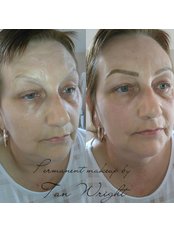 Microblade with shading eyebrows - Tan Wright Permanent Makeup for 'A Perfect You'