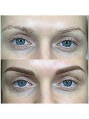 Ombre Shading eyebrows  - Tan Wright Permanent Makeup for 'A Perfect You'