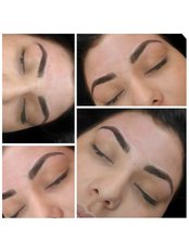 Ombre shading with hairstrokes eyebrows - Tan Wright Permanent Makeup for 'A Perfect You'