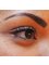 The Sarah White Company - Close up of Sasha's eyebrows after the treatment. 
