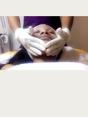 Electrolysis Girl Skin Clinic - Facial treatment during Microdermabrasion