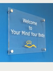 YMYB Health & Wellness Centre - Welcome sign for our Andover chiropractic centre