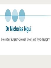 Dr. Nicolas Ngui - Surgeon - Mount Druitt - Railway Street, Mt Druitt Hospital Public Outpatient Clinic, Mount Druitt, New South Wales, 2770, 