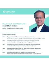 Dr Suttisun Jankajorn - Surgeon at Dermaster Thailand