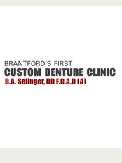 B.A. Selinger DD Custom Denture Clinic - 2 Dundee St, Brantford, Ontario, N3R 4M1, 
