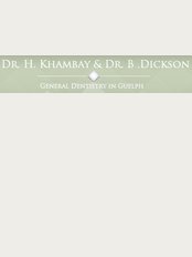 Dr. H. Khambay & Dr. B. Dickson Guelph Dentistry - 987 Gordon Street, Suite 6, Guelph, ON, Ontarion, N1G 4W3, 