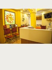 Duna Dental Dentistry - The waiting room where our Patients can read drink or watch TV. 
