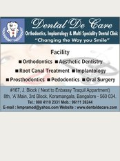 Dental De Care - Affordable Dental Care under One Roof with World Class Facilities