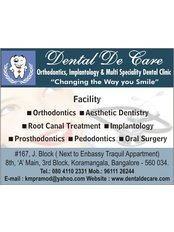 Dental De Care - Affordable Dental Care under One Roof with World Class Facilities 