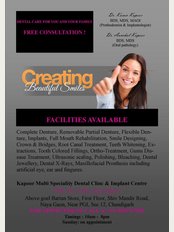 Kapoor dental clinic & Implant centre - main bazar, shiv mandir road, Nayagaon, Chandigarh, Chandigarh, 160103, 