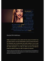 Dental SPA Wellness - Cover Page - AJ Warren Dental Clinic