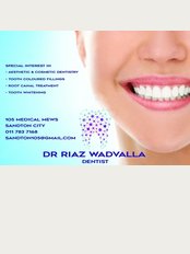 Sandton City Dentist - Dr. Riaz Wadvalla - Dr Riaz Wadvalla - Aesthetic and Cosmetic dentist