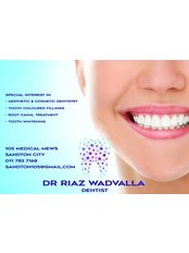 Sandton City Dentist - Dr. Riaz Wadvalla - Dr Riaz Wadvalla - Aesthetic and Cosmetic dentist 