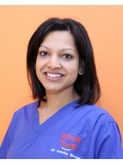 Amrita Bhogal, Dentist - Dentist at Whole Tooth Dental Practice