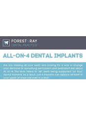 All-on-4 Dental Implants - Both Arched - Forest & Ray - Dentists, Orthodontists, Implant Surgeons