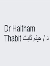 Dr Haitham Thabit - 17 Abu Dawood El Zahery street , branch of Makram Ebeid, infront of main gate of children's park , 4th floor, flat 2, Nasr City., 7/1 Elaselky St., Flat 23 second floor, Maadi, Nasr city, Cairo,  0