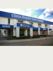 Clínica Hospital Santa Catalina - East side of the local football soccer field, Gravilias, Desamparados, San Jose, 