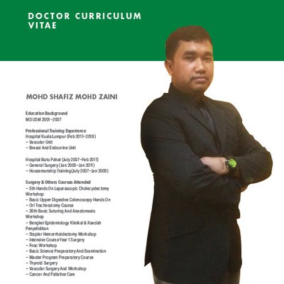 Dr Shafiz Zaini