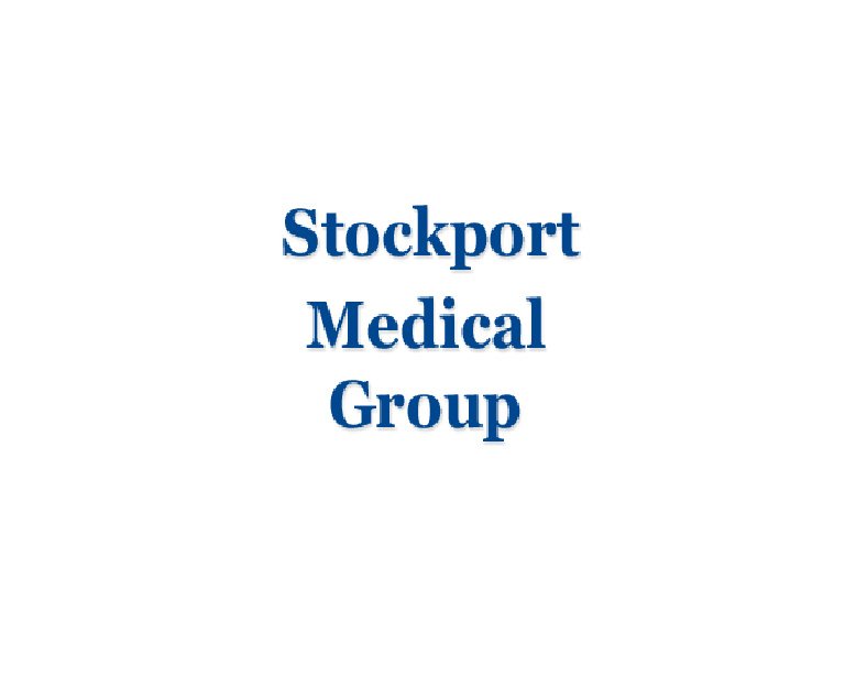 Stockport Medical Group - Edgeley Medical Practice