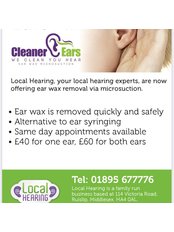 Ear wax Removal - Cleaner Ears - Ruislip