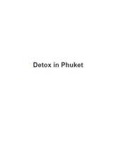 Detox in Phuket - 59/13, M4 Phraphuketkeaw Road - Kathu, Kathu Phuket, 83120, 