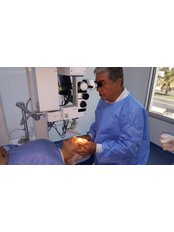 Eye Surgeon Dr. Oktay Kumral performing laser vision correction surgery at LASIK EYE CLINIC in BODRUM TURKEY - Doctor at Istanbul Laser Eye Clinic