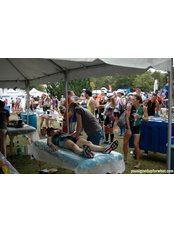 Elite Performance Therapy - Pre & Post treatment at a local triathlon 