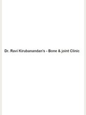 Dr. Ravi Kirubanandan's - Bone & joint Clinic - Fortis Hospital - Arcot Road, S7, ARCOT ROAD, VADAPALANI, CHENNAI, TAMILNADU, 600026, 