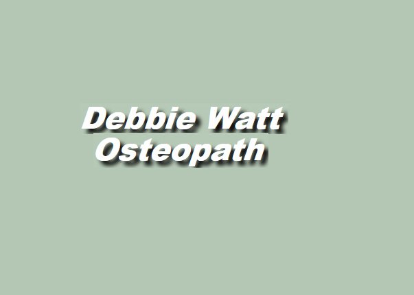 Debbie Watt - Osteopath - Newmarket Medical Practice
