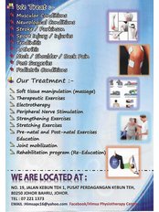 our services - Himsa Physiotherapy Centre