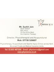 Physios 'R' Us - Hythe Therapy Centre,, 15 Douglas Avenue, Hythe, Kent, CT21 5JT,  0
