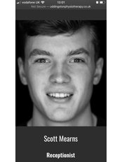 Mr Scott Mearns - Administrator at Uddingston Physiotherapy & Rehabilitation Clinic