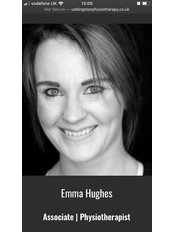 Miss Emma  Hughes - Physiotherapist at Uddingston Physiotherapy & Rehabilitation Clinic