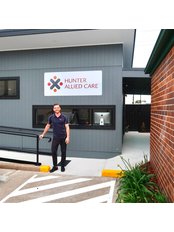 Hunter Allied Care - Jay Wildrick outside our clinic